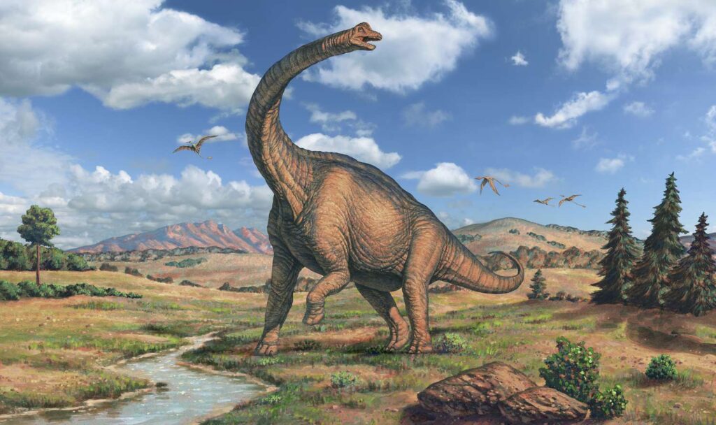 人気恐竜　ブラキオサウルス
