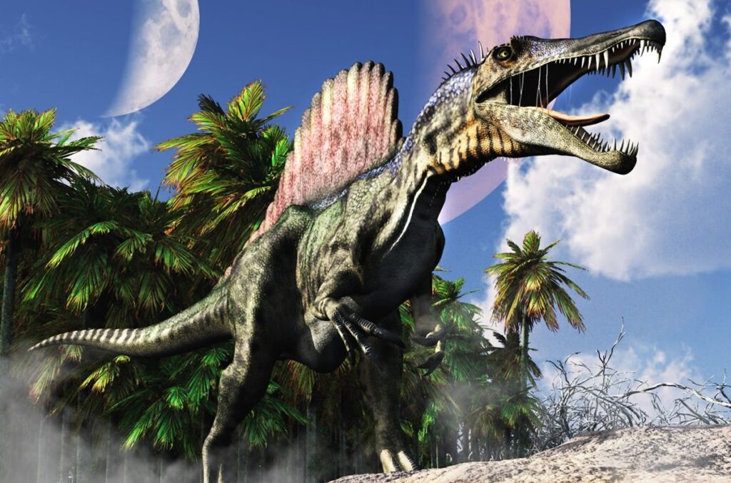 人気恐竜　スピノサウルス