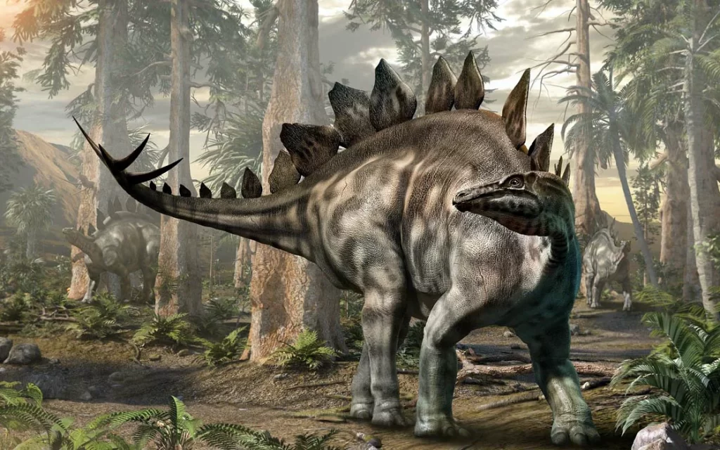 人気恐竜　ステゴサウルス