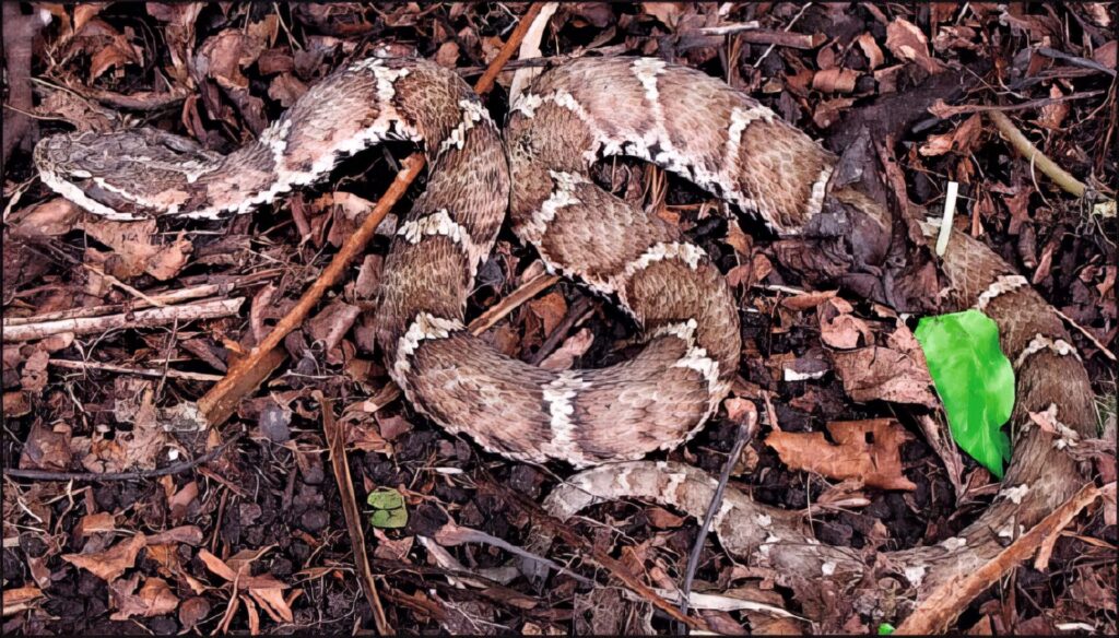 最凶毒ヘビランキング　番外編　第1位　ニホンマムシ