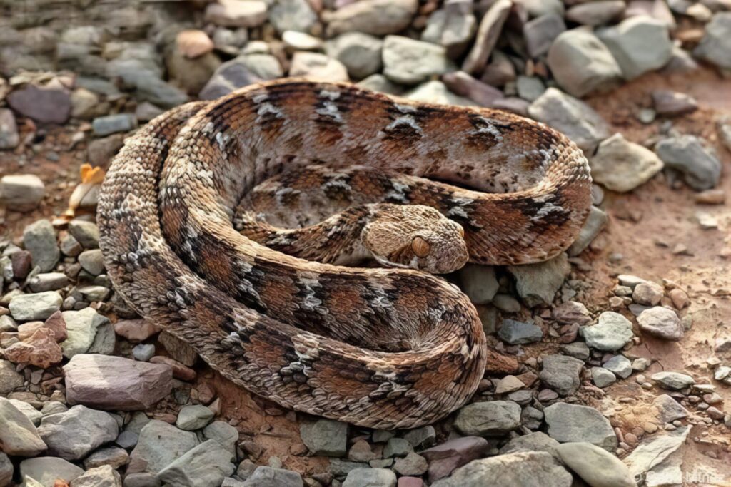 最凶毒ヘビランキング　第7位　カーペットバイパー